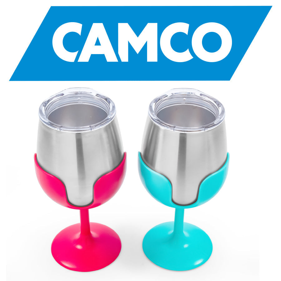 COUPE DE VIN 8OZ BLEU/ROSE (2) - 946