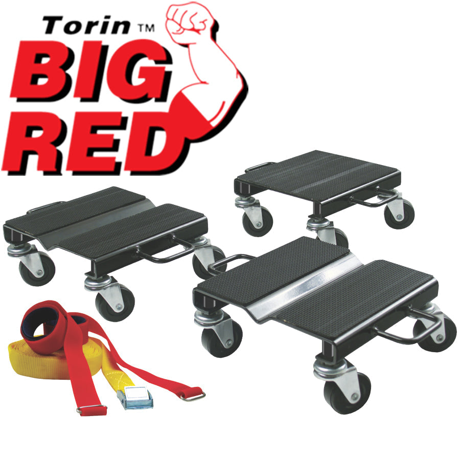 ENSEMBLE 3 CHARRIOTS POUR MOTONEIGE BIG RED - 846