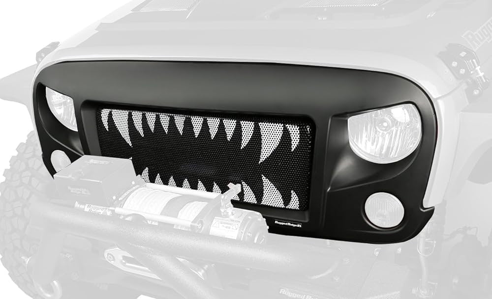 GRILLE POUR JEEP (DENT DE REQUIN) RUGGED RIDGE - 194