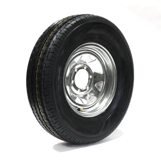 GOODRIDE 225/75R15 TIRE AND 6-HOLE GALVANIZED WHEEL