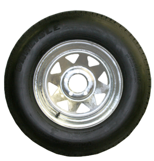 ROADGUIDER 4.80-12 TIRE AND 5-HOLE GALVANIZED WHEEL