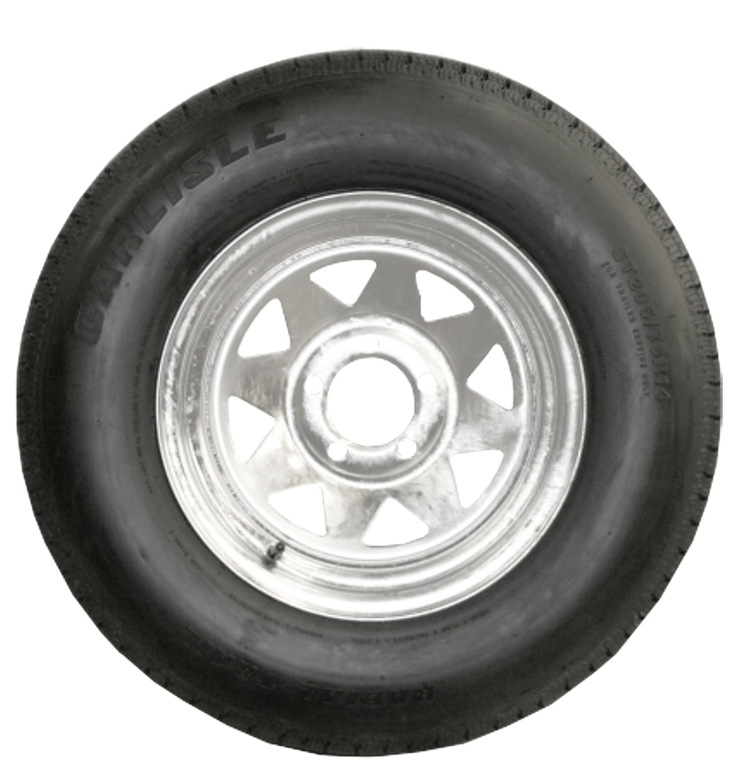 WANDA 215/75R14 TIRE AND 5-HOLE GALVANIZED WHEEL