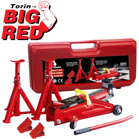 ENSEMBLE CRIC HYDRAULIQUE BIG RED 6PCE