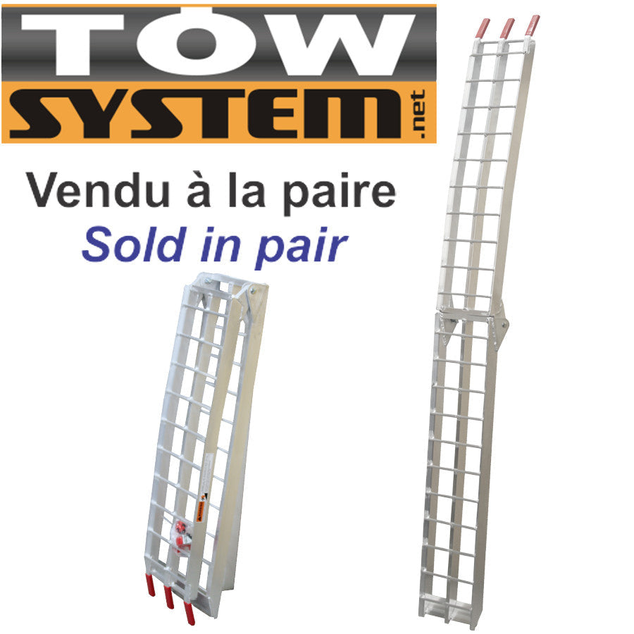 RAMPE EN ALUMINIUM TOW SYSTEM 1500 LBS(PQT 2) - Grillagé 839