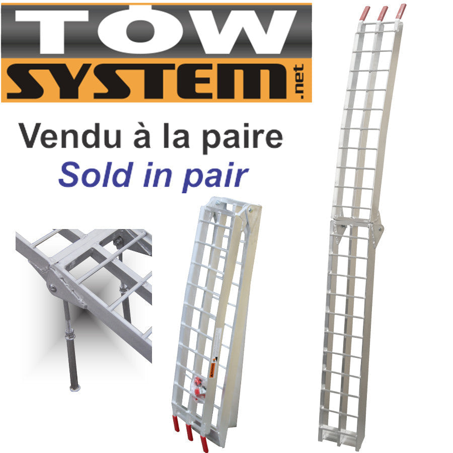 RAMPE EN ALUMINIUM TOW SYSTEM 2000 LBS (PQT 2) - 839