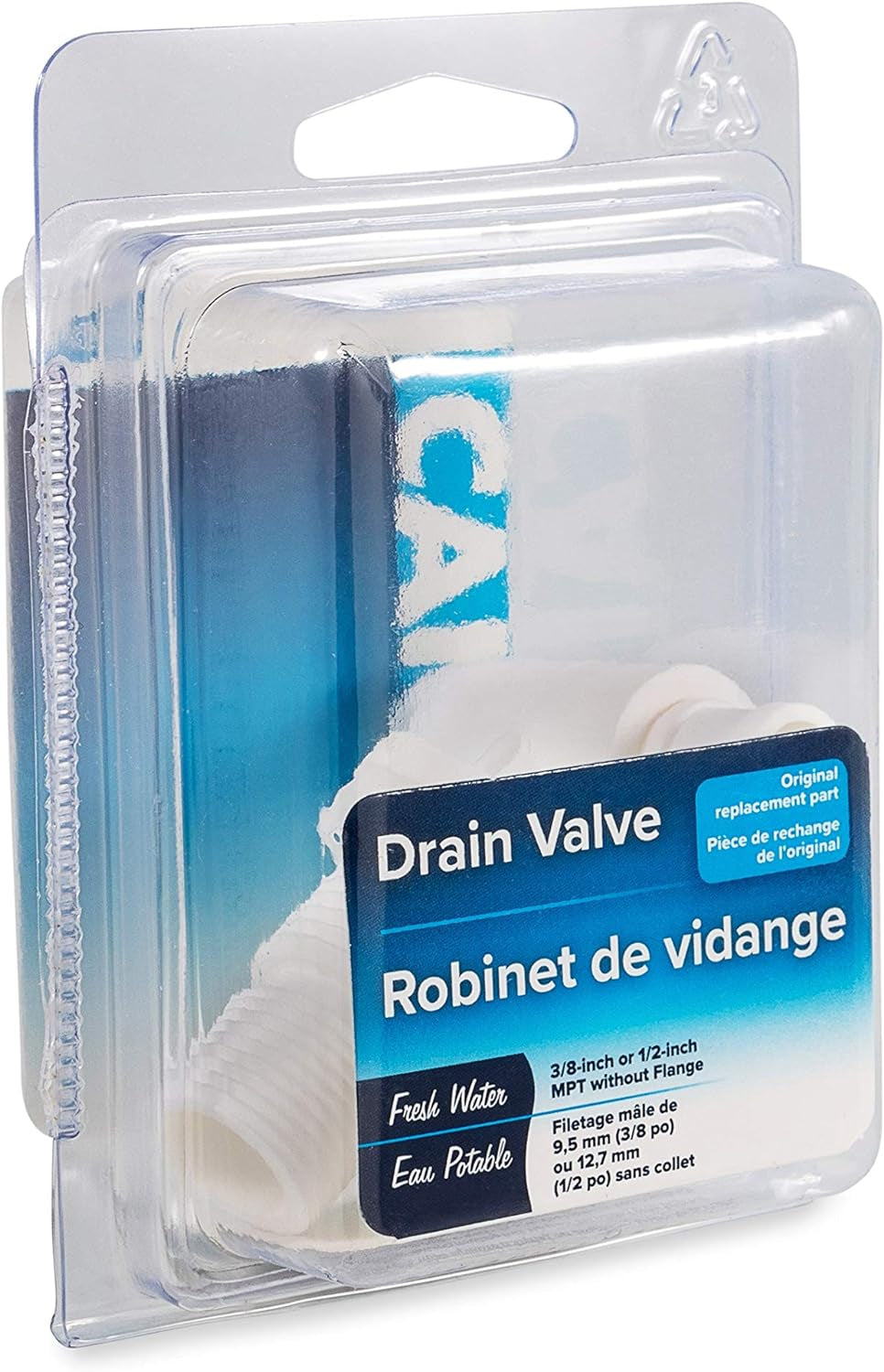 ROBINET DE DRAINAGE FILETAGE NPT MALE 3/8 - 1/2 - 972