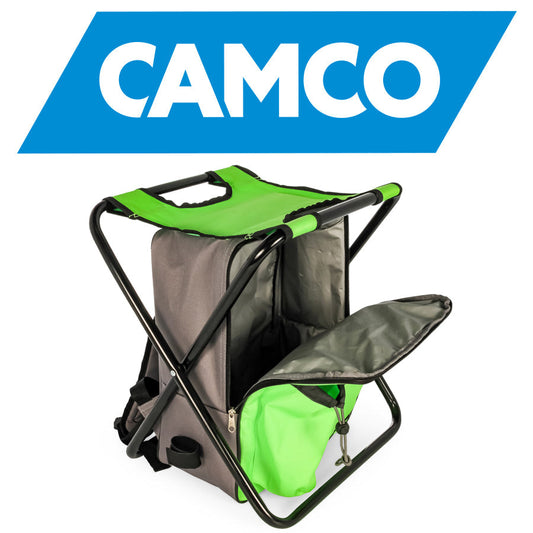 TABOURET GLACIÈRE DE CAMPING - Vert 942