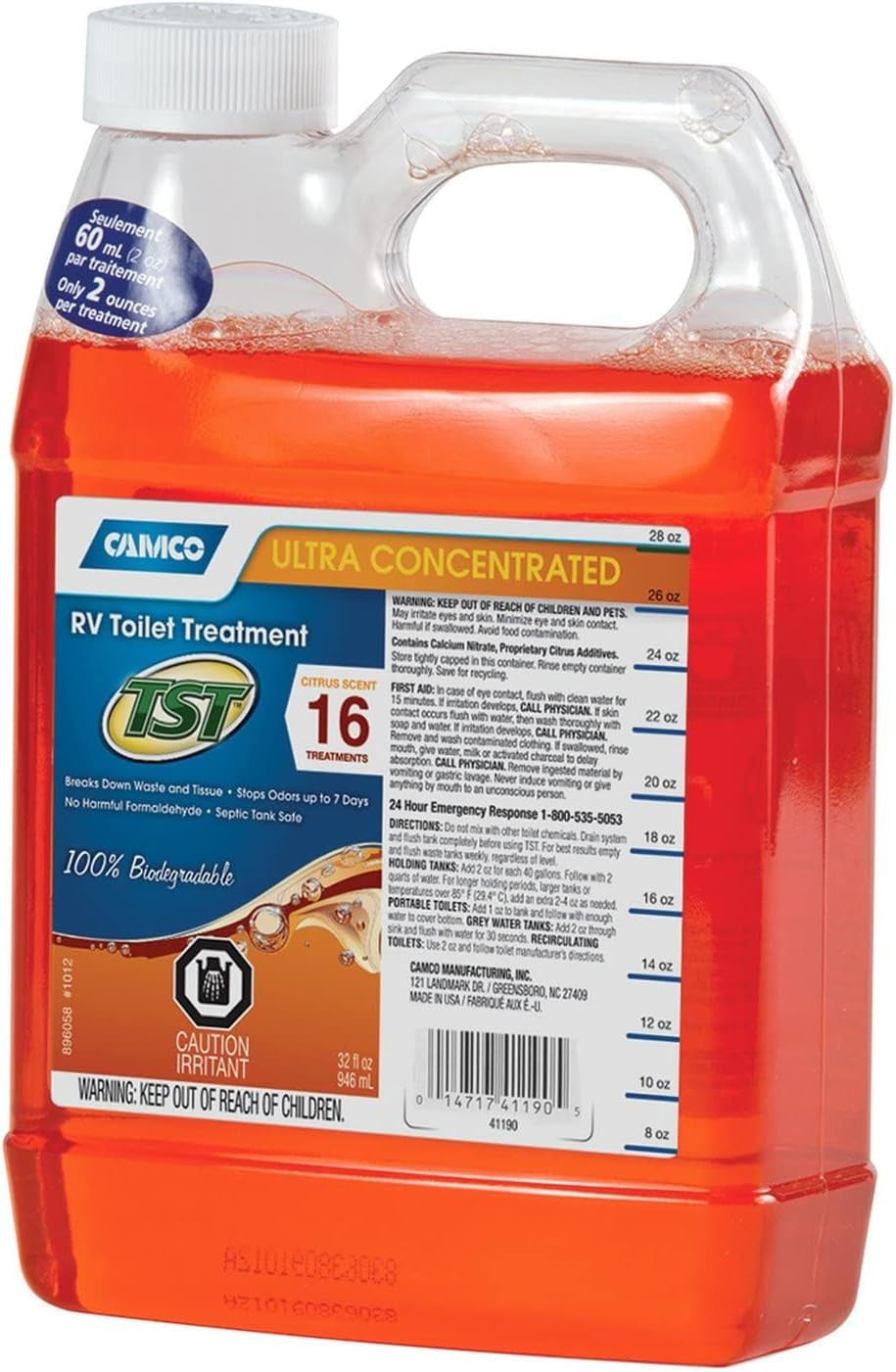 TRAITEMENT TOILETTE LIQUIDE ORANGE 32OZ - 984