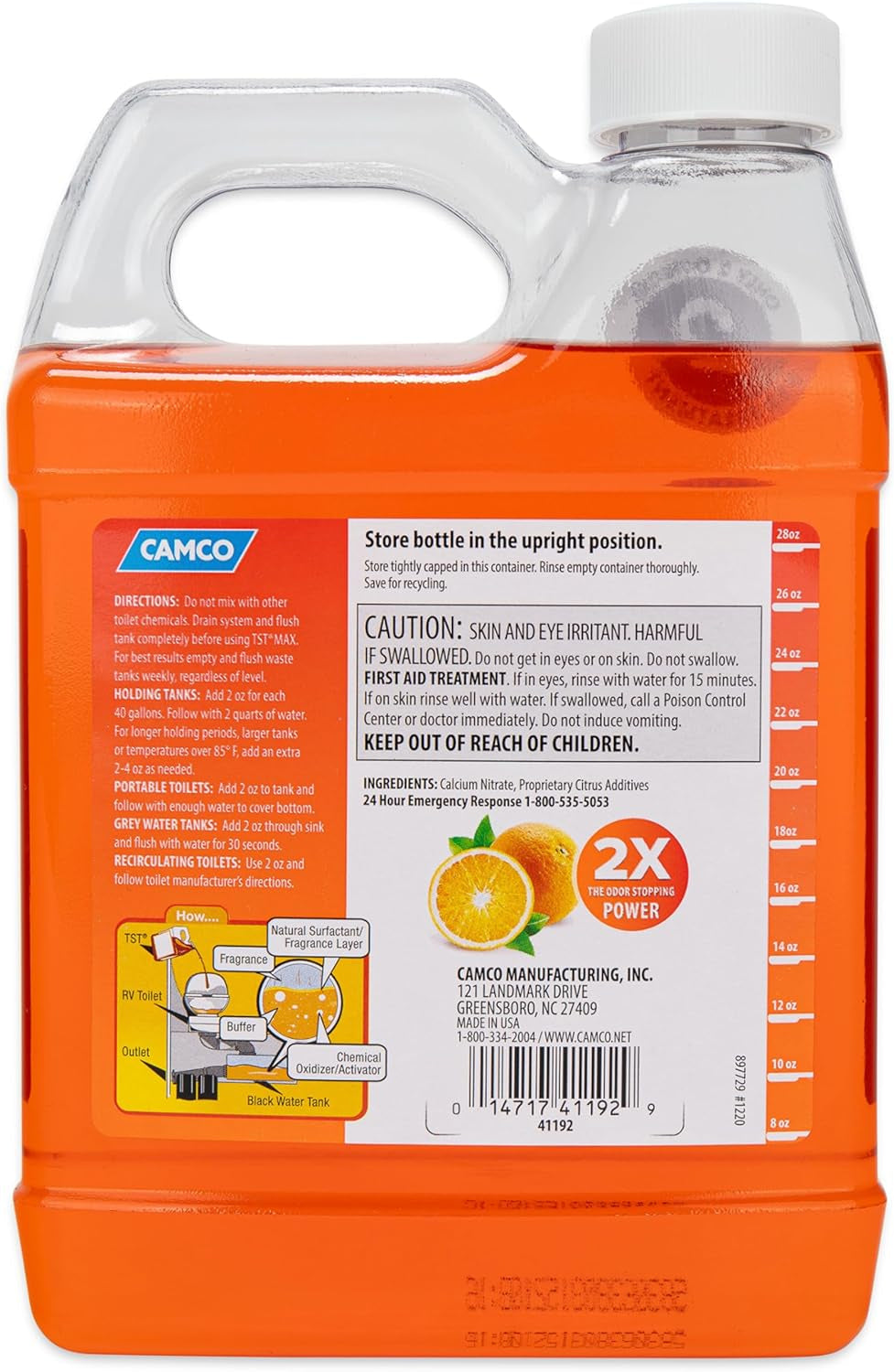 TRAITEMENT TOILETTE LIQUIDE ORANGE 32OZ - 984